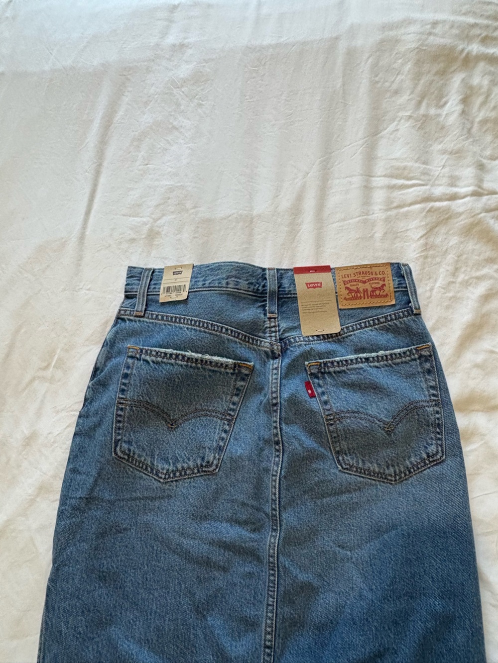 Levi's - Denim Midi Women's Jean Skirt - 27 - Picture 16 of 16
